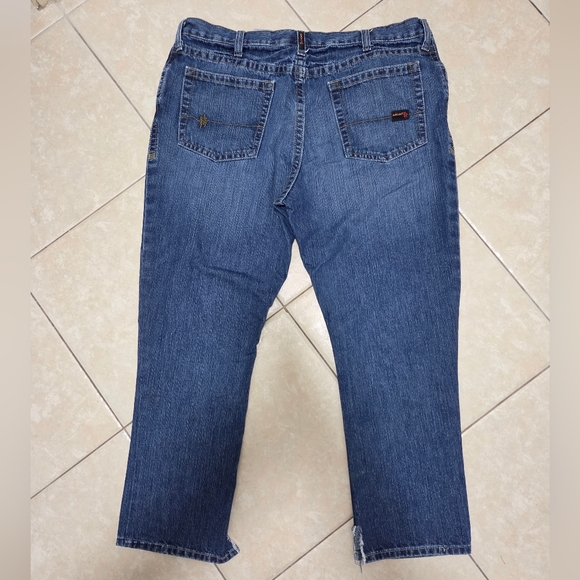 Mens Ariat FR M4 Low Rise Boot Denim Jeans - Picture 7 of 10